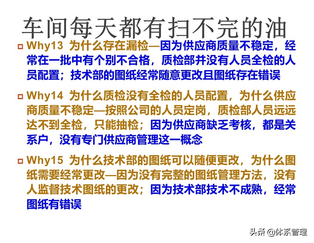 「体系管理」5W问题分析法ppt