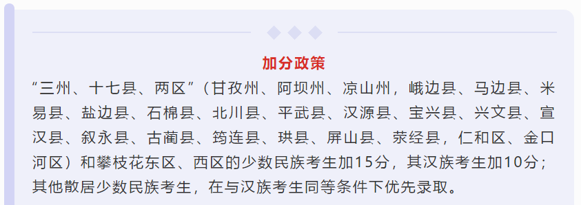 单招最高加分20分，四川这些大学针对部分考生有优惠