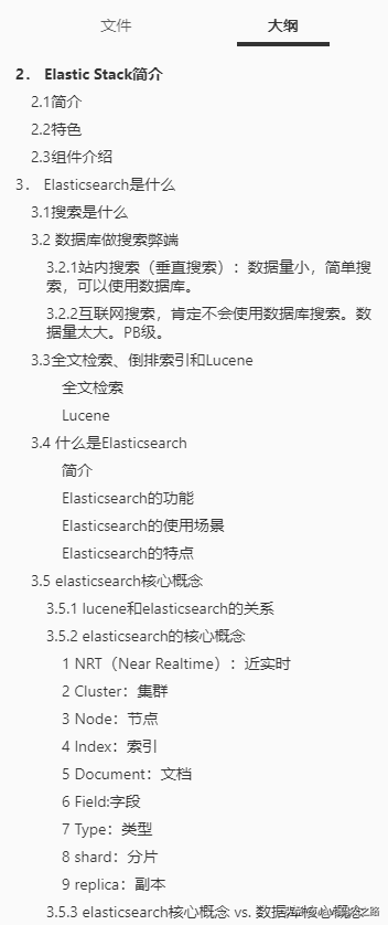 阿里大神级Elasticsearch学习笔记，还学不会就埋了