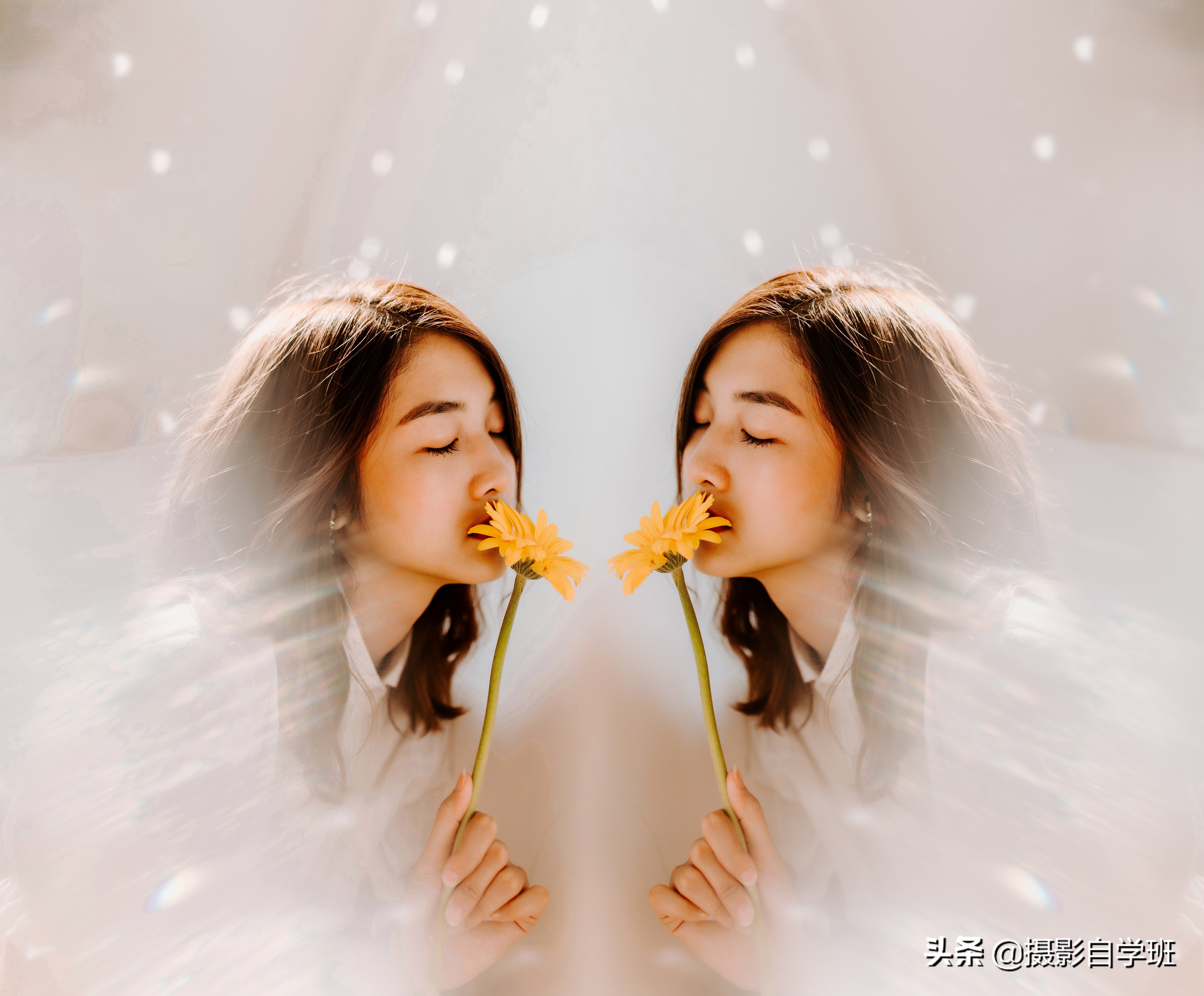 这种镜像照片咋修?人像摄影咋留白?4个拍照和修图技巧详解