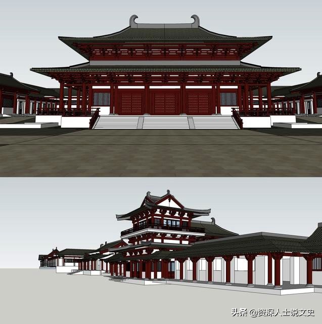 细水楼台｜中轴对称，顺应自然与天人合一，浅析我国汉唐建筑之美