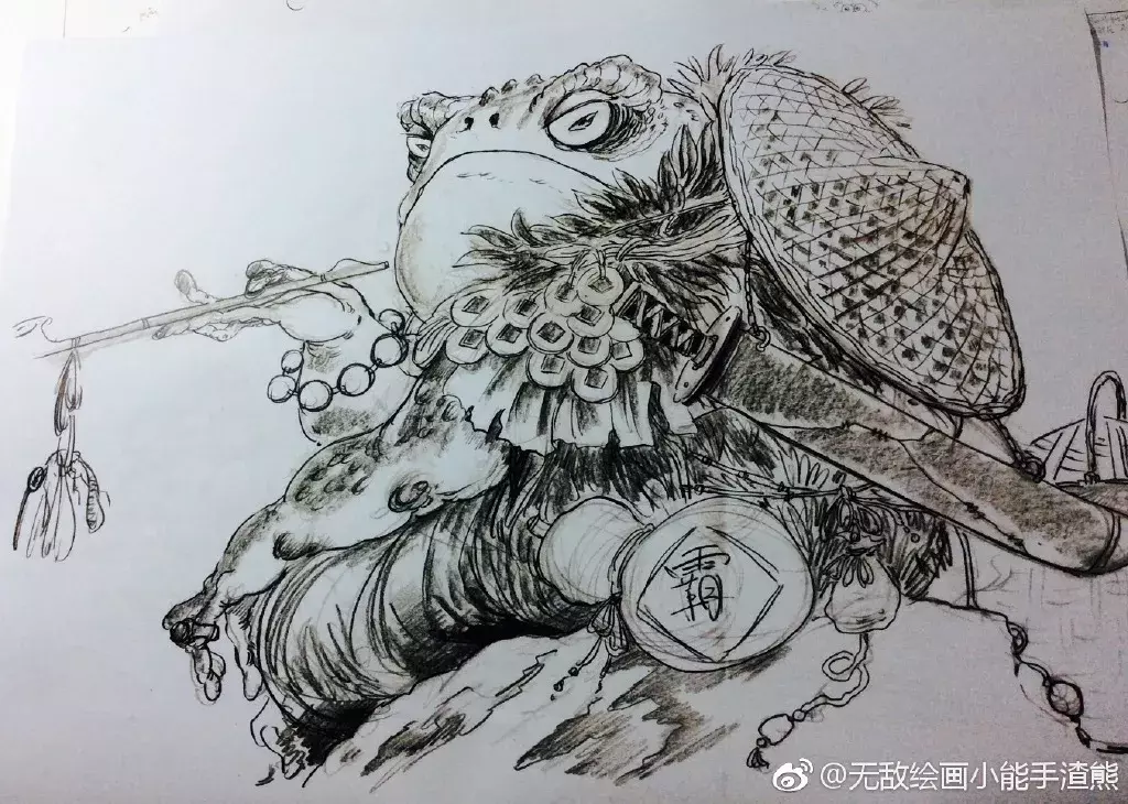 好牛掰的手绘,85后男神笔下的鬼神世界,一笔一画美到想哭