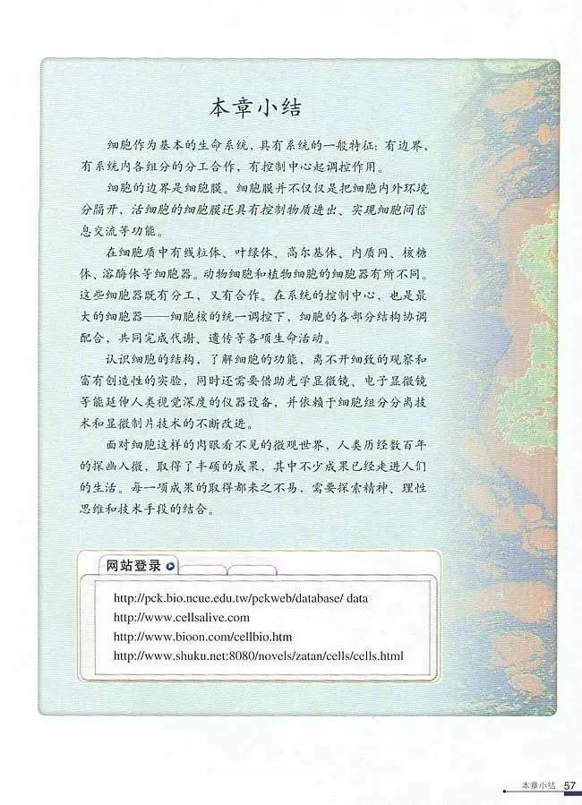 人教版高中生物（必修1）电子课本（高清版）