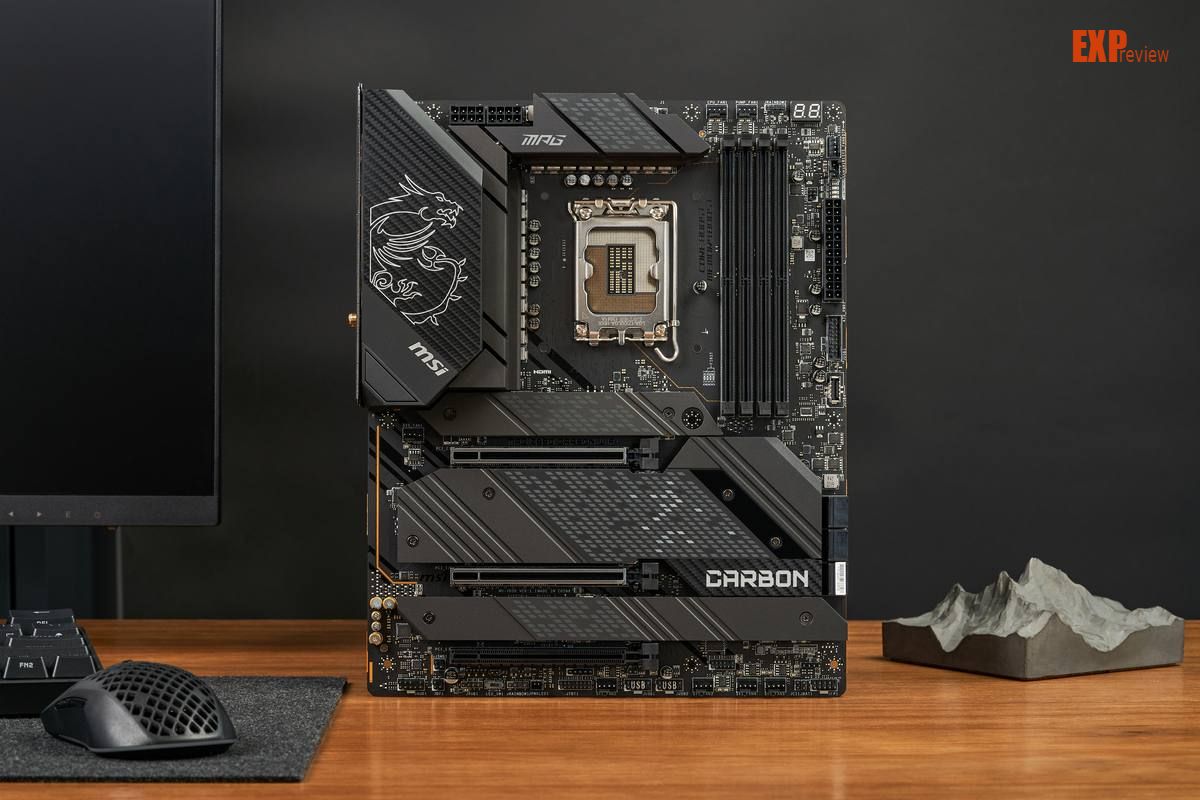 微星MPG Z690 CARBON WIFI暗黑主板评测：全面进化的暗黑之龙