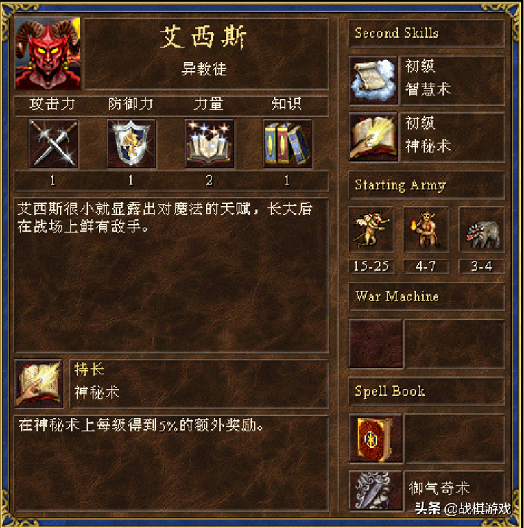 英雄无敌3英雄特长最烂一览