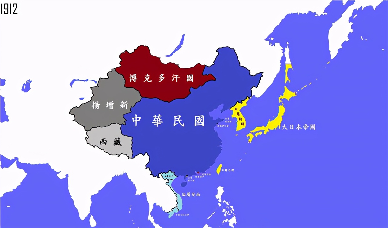 日本和中国版图对比图片