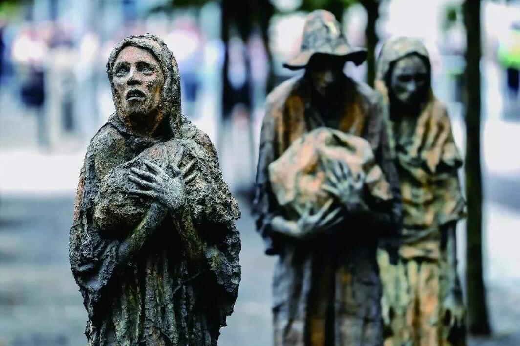 “是的，在阅读时，部长读”爱尔兰“吗？