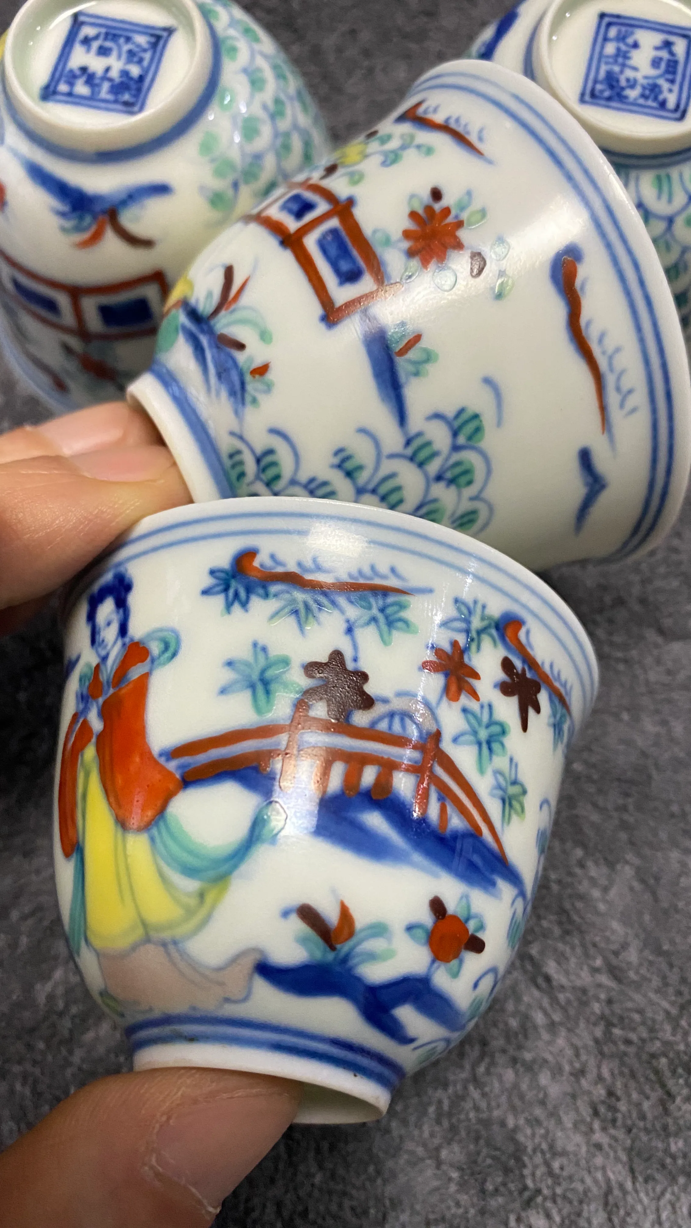 大明成化斗彩瓷器鉴定要点分享~成化真品打样!