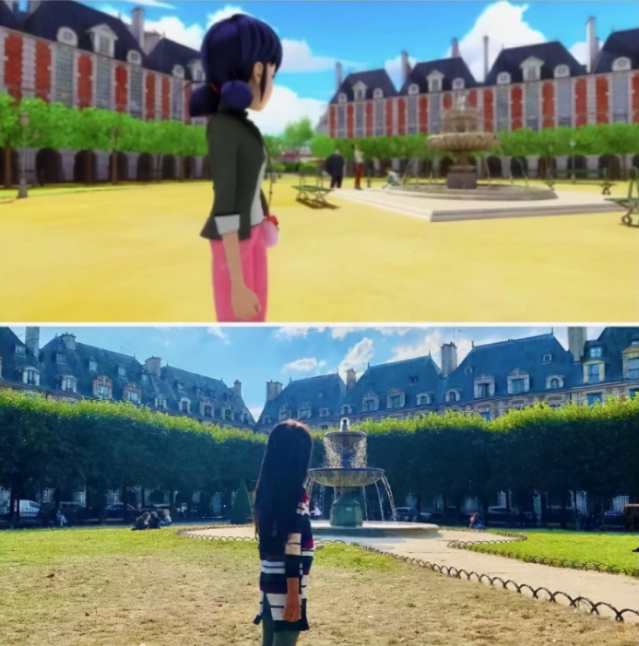 周杰伦晒儿女开心玩耍照，6岁海瑟薇长发飘飘好淑女，小长腿初现