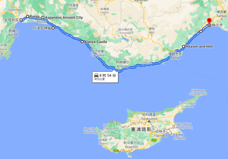 環遊土耳其(24)：巡航地中海