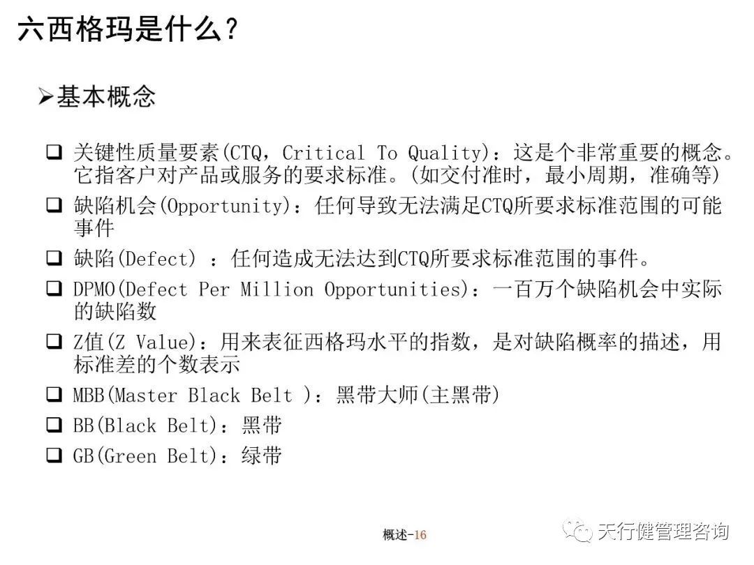 六西格玛培训教材（PPT）