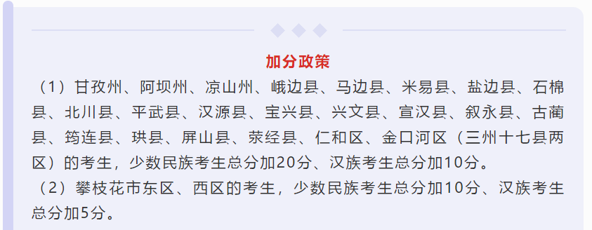 单招最高加分20分，四川这些大学针对部分考生有优惠