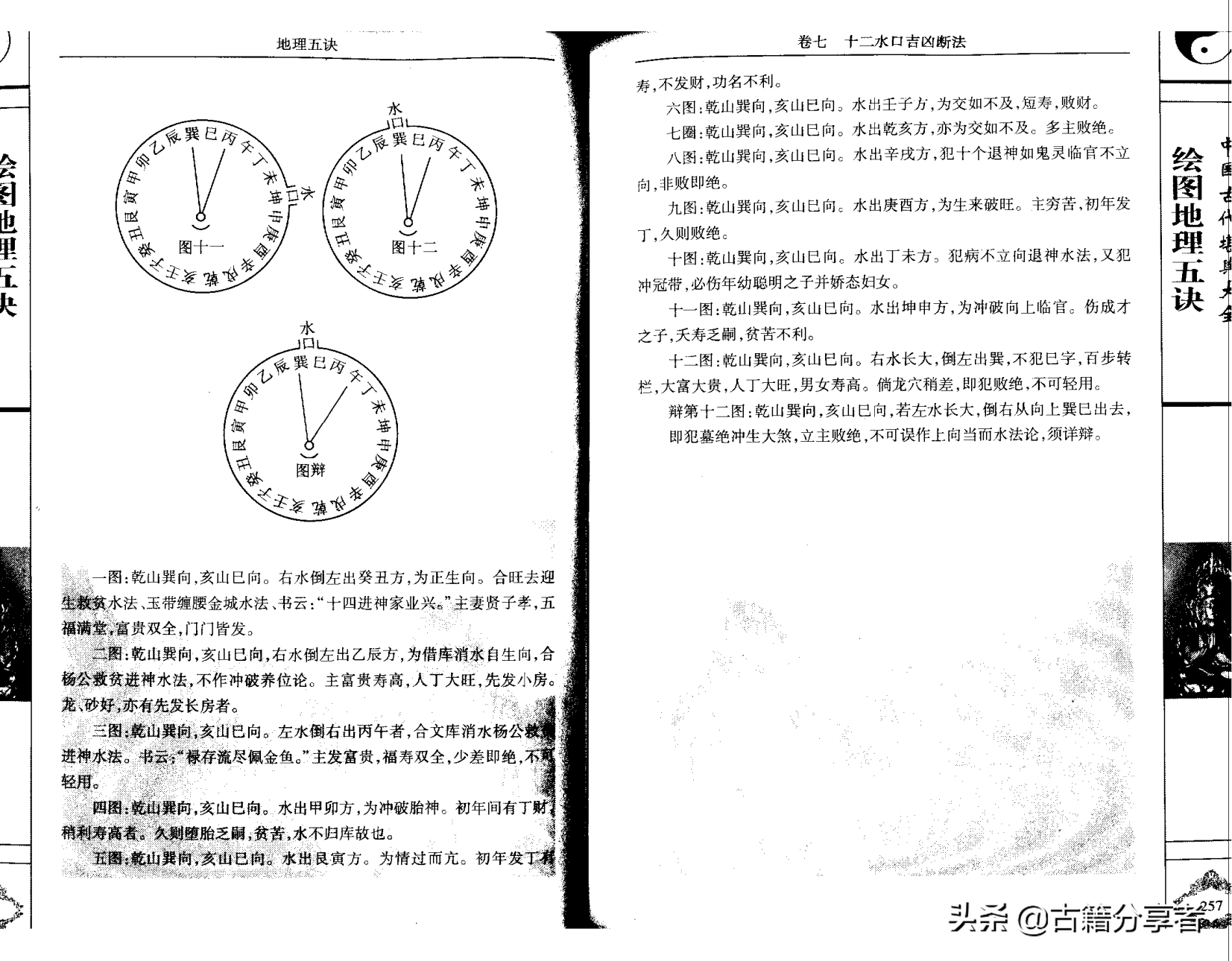 风水地理阴宅图解《地理五诀》3部份