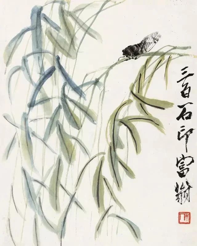 齐白石最擅长画什么(齐白石绘画擅长用冲突、矛盾、对比，让他的画面变得更加精彩)