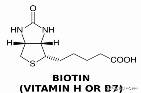 生物素(biotin)为b族维生素之一,又称维生素h,维生素b7,辅酶r