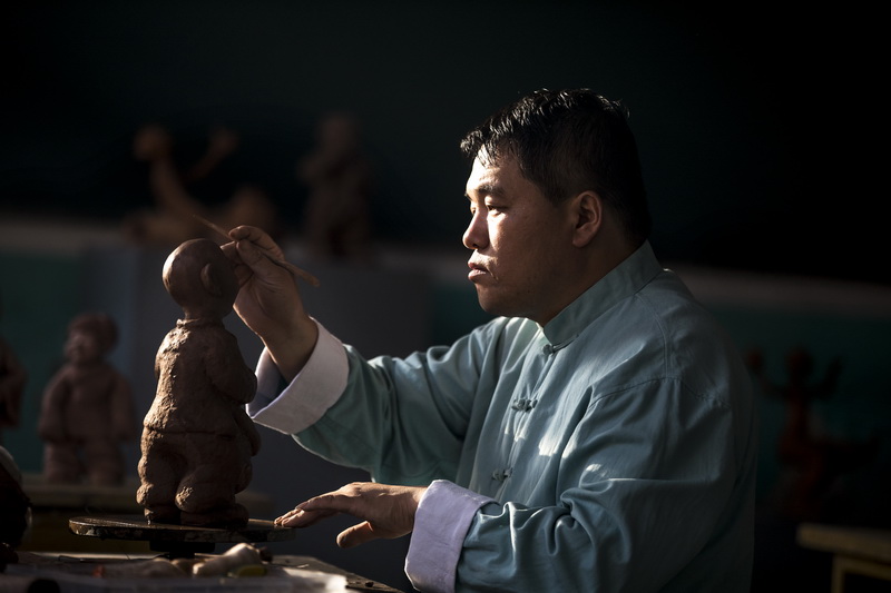 泥塑人生--访问临汾非物质文化遗产项目“平阳泥塑”传承人刘波