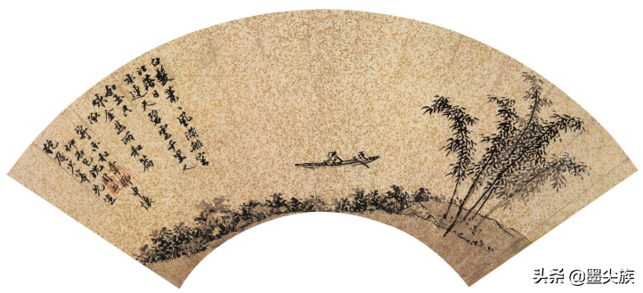 沈周名画欣赏为匏庵作山水图作品赏析