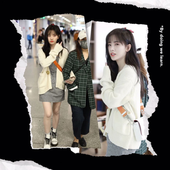 鞠婧祎的私服衣品真好，时尚造型减龄还显小，照着搭配“不翻车”