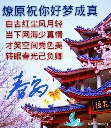 顺口溜丨桃花烂漫映天红，绿柳依稀染碧空