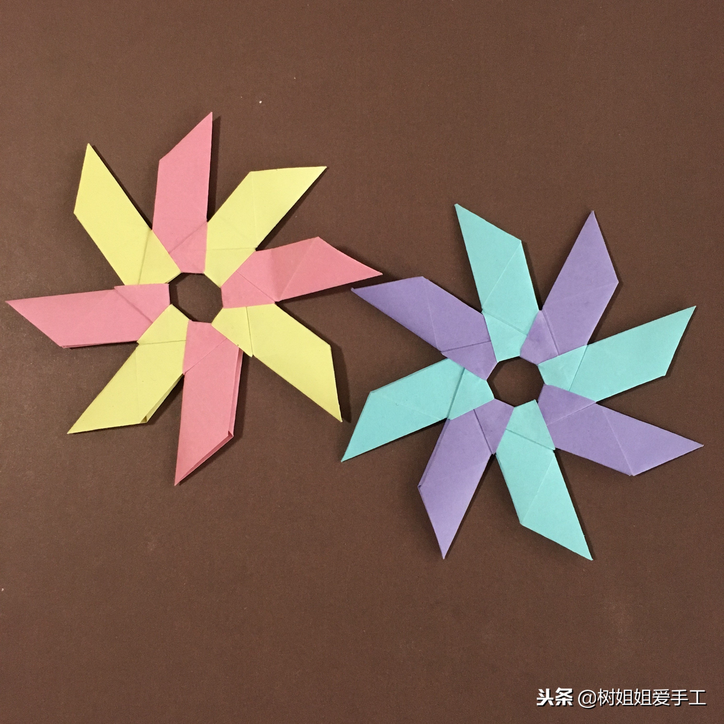 亲子折纸飞镖制作教程