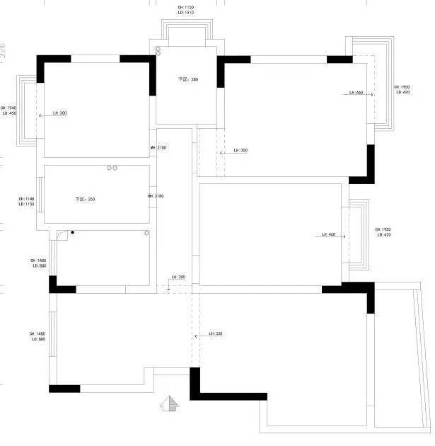 135平古典美式风，实木家具彰显沉稳大气之家