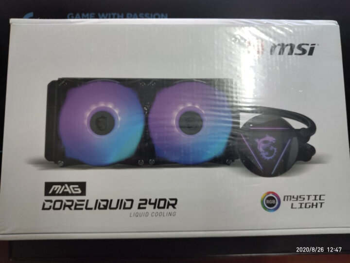 追求信仰，打造全家桶电脑必备产品——微星水冷散热器