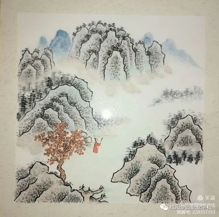 咸阳梦圆职业学校——学生绘画作品展