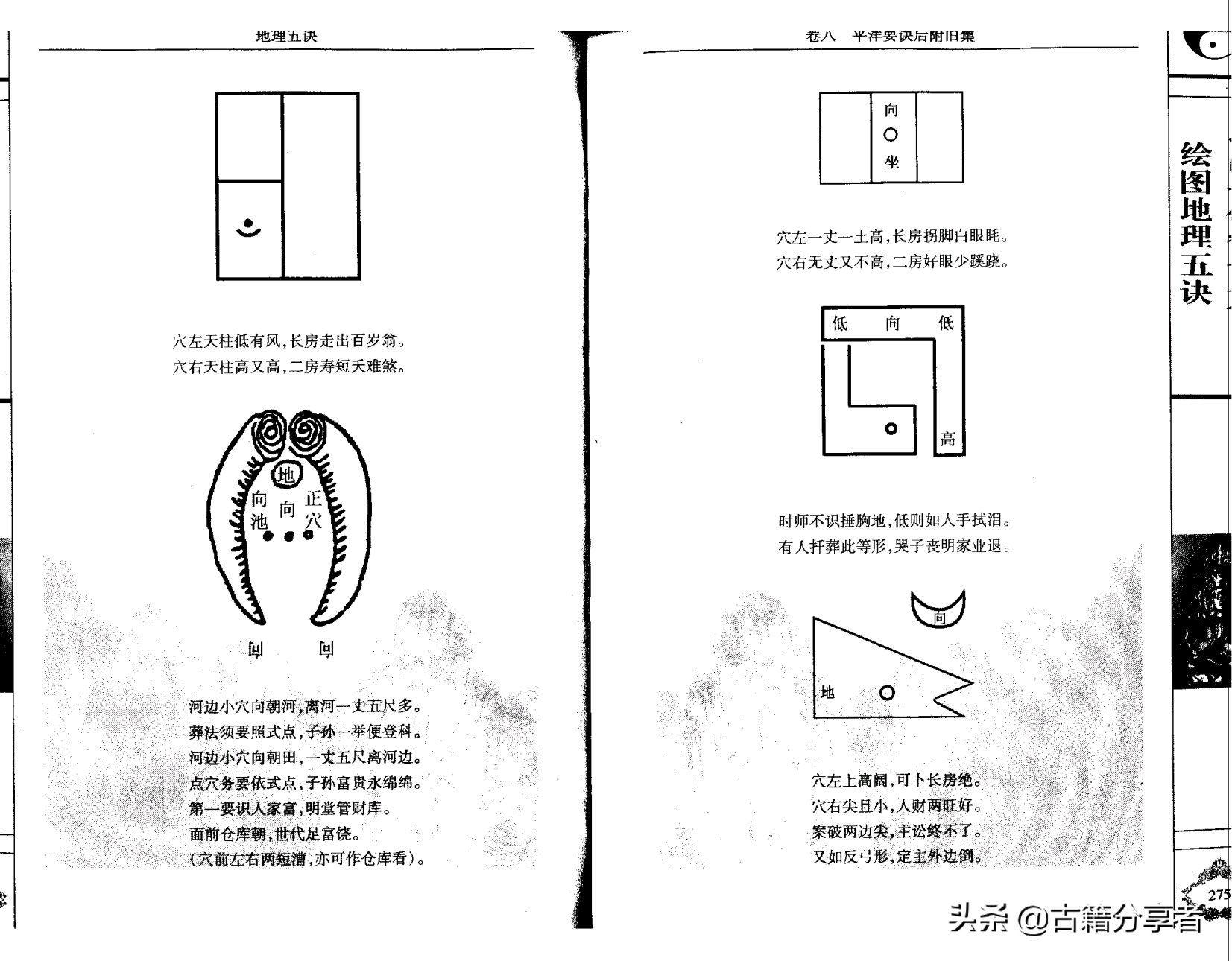 风水地理阴宅图解《地理五诀》3部份