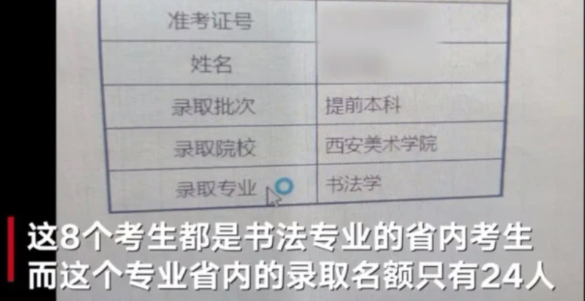 西安美院录取8名考生又退档，其中2人打算复读，官方给出回应