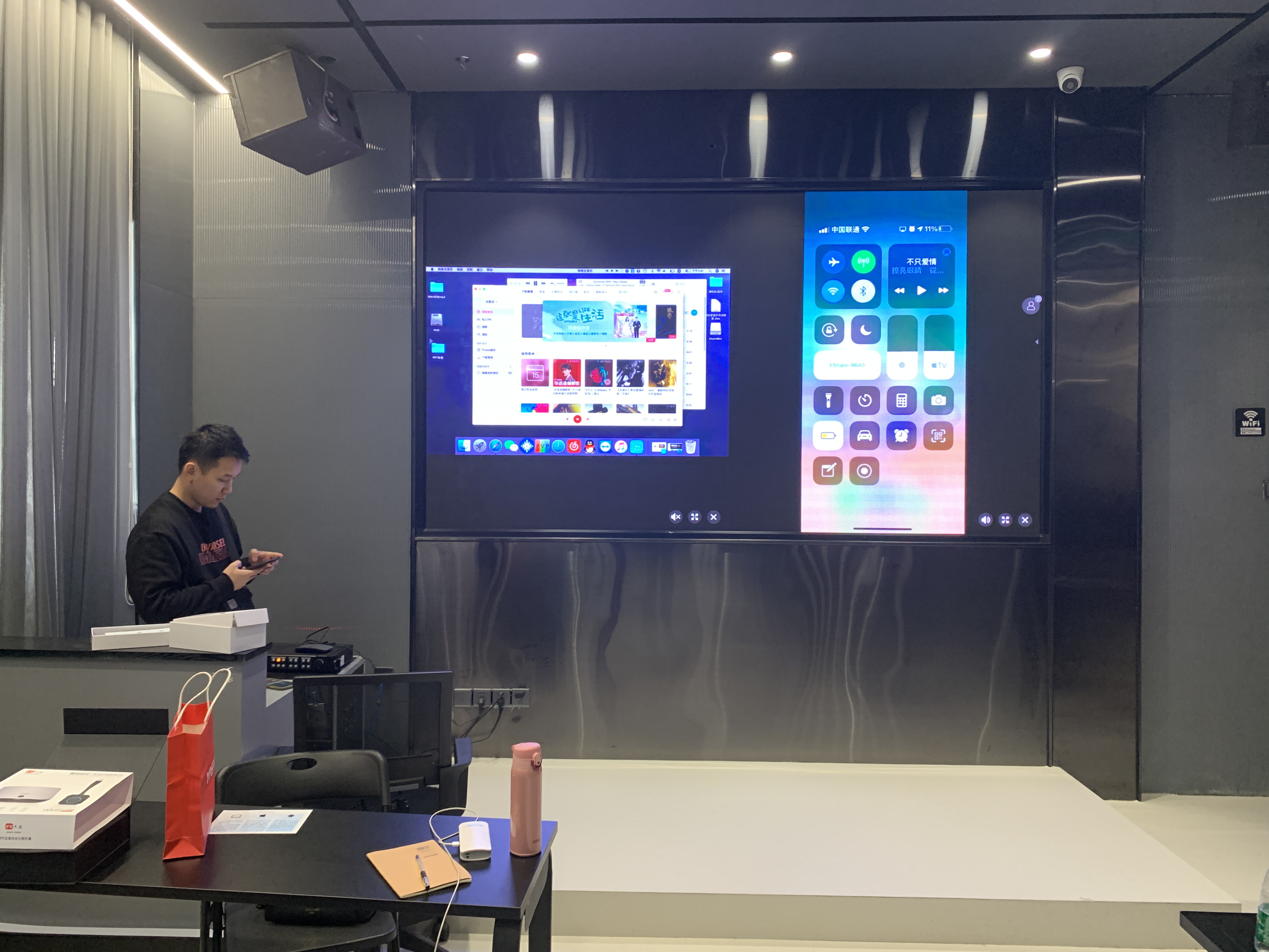 没有网络，没有wifi，笔记本电脑怎么无线投屏到电视和投影仪上