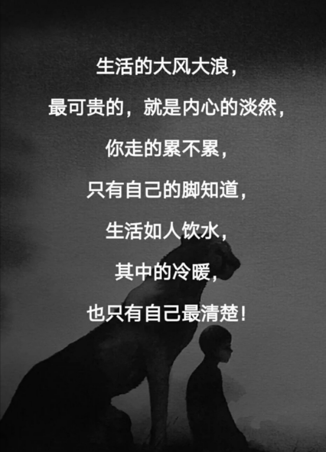 一段话,道尽人心,凉凉