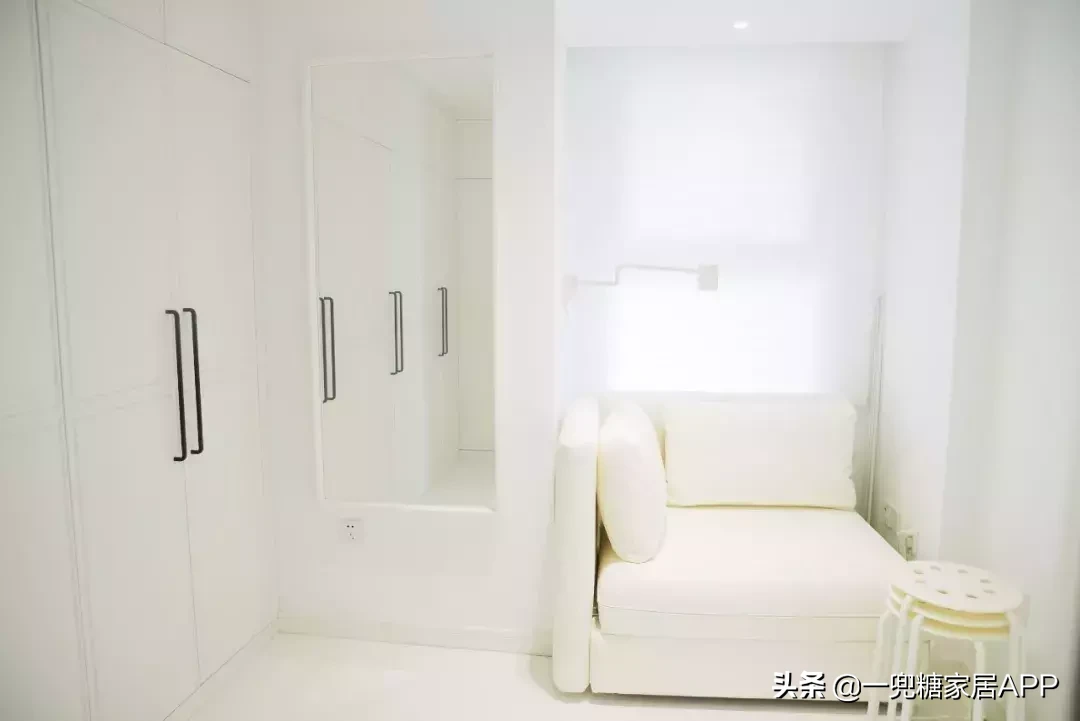 上海65㎡小两居,竟有大厨房和独立衣帽间?怎么做到的