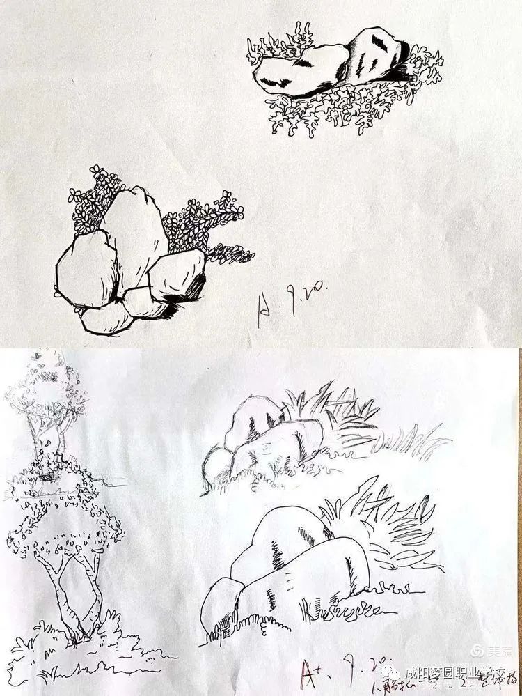 咸阳梦圆职业学校——学生绘画作品展