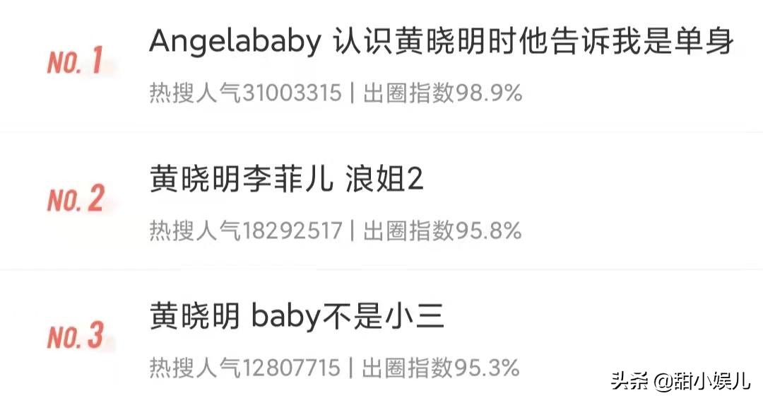 黄晓明前女友好几个，为何只有李菲儿翻不了篇？