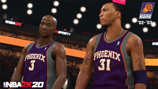 nba2k20经典队有哪些(《NBA 2K20》官方公布新加入6支经典球队：16骑士上线)