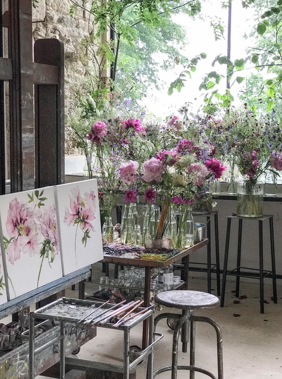 巴黎美院的天才女画家，花10年在自家的墙壁上作画，我被美哭了