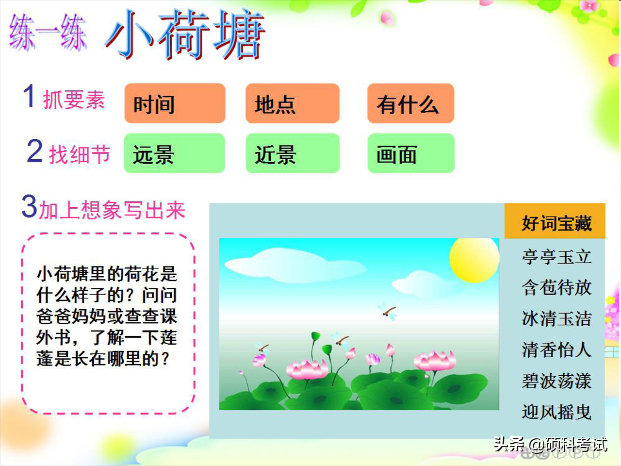 名师讲解：看图写话狠抓要素、找细节、加想象三步曲 干货 收藏好