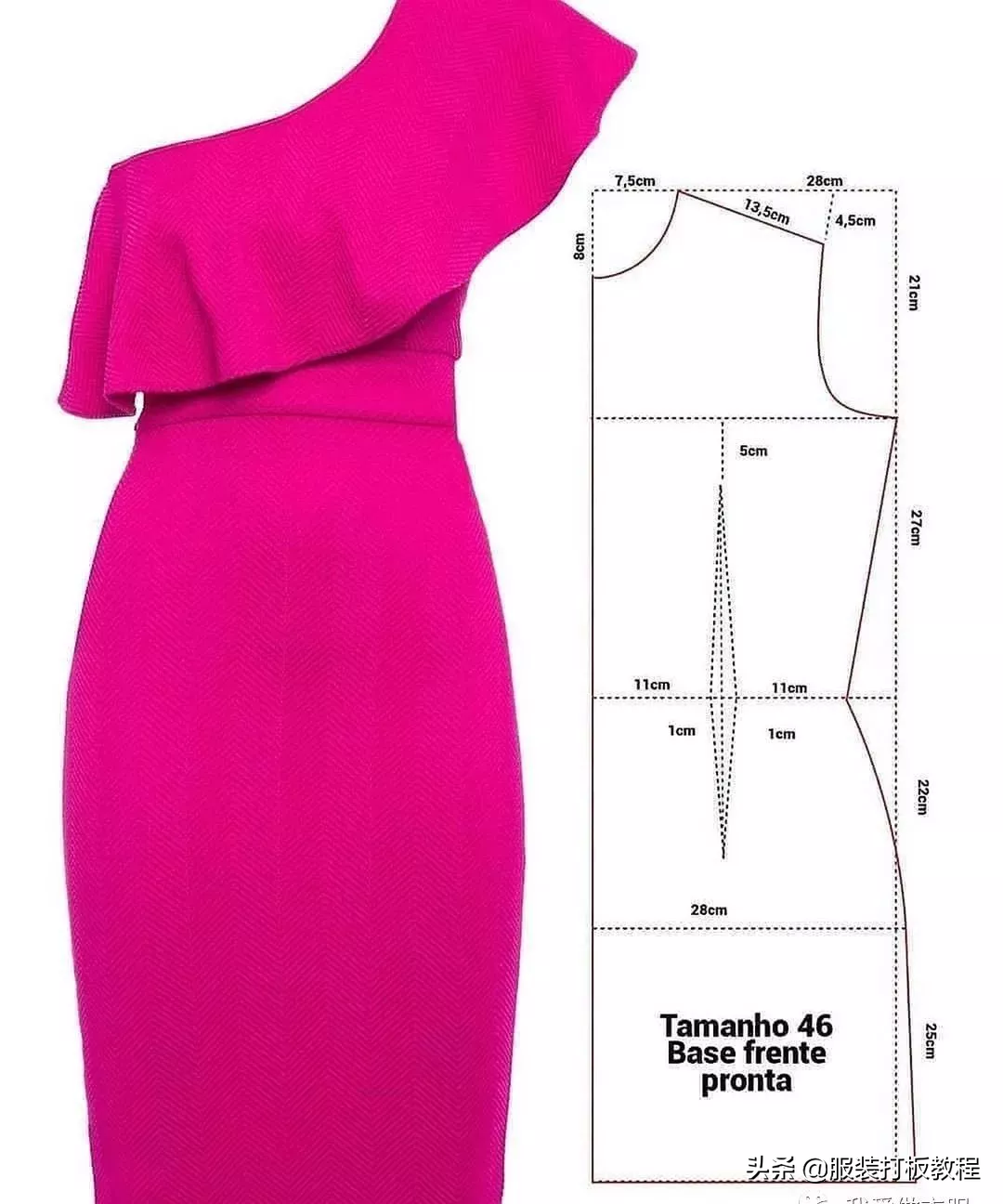 9款半身裙和连衣裙的裁剪图才智服装