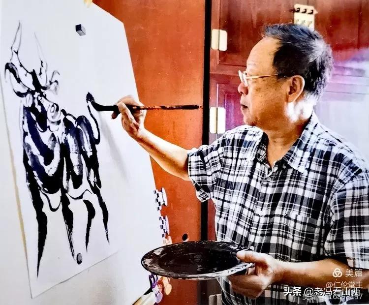 《三牛为范 挥写人生》――张怀文画牛感言 （作者：郭新民）