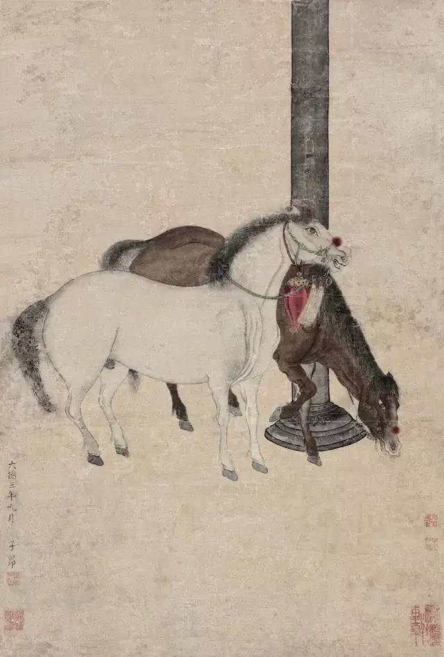 中国古今名家笔下的骏马，纵横驰骋