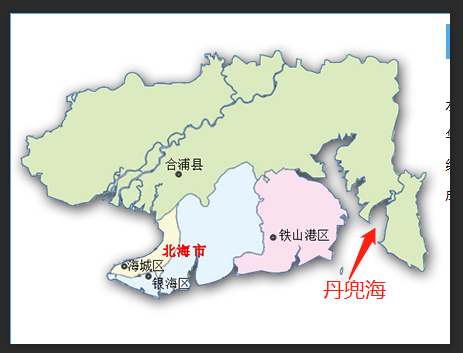 广西沿海城市地图图片