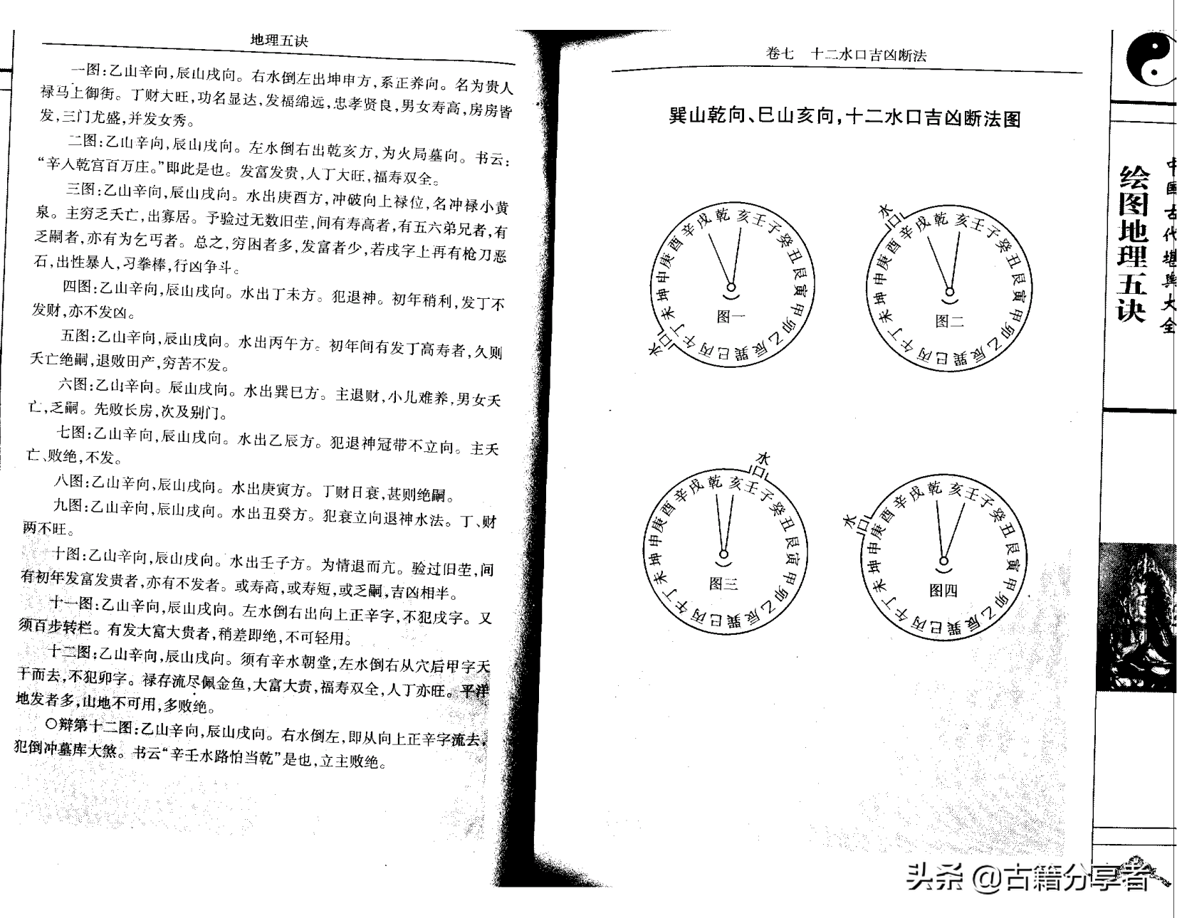 风水地理阴宅图解《地理五诀》3部份