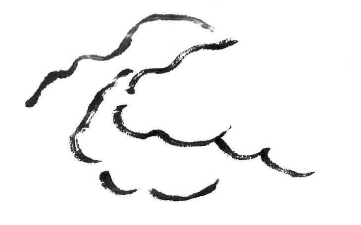 云和江水很难画其实是你的画法不对分步骤图解示范教你收藏