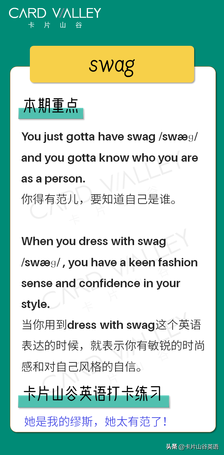 swag是什么意思(英文中常说的swag，到底啥意思？到底怎么用？)