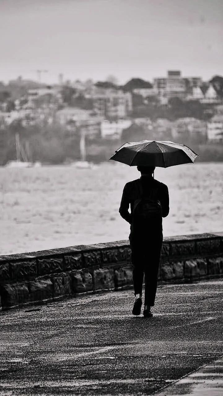 现代象征诗|漫步雨中