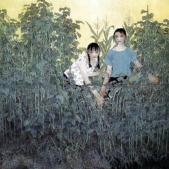 雅俗共赏 幻我两忘——著名画家​于文江笔墨再现东方女性群像