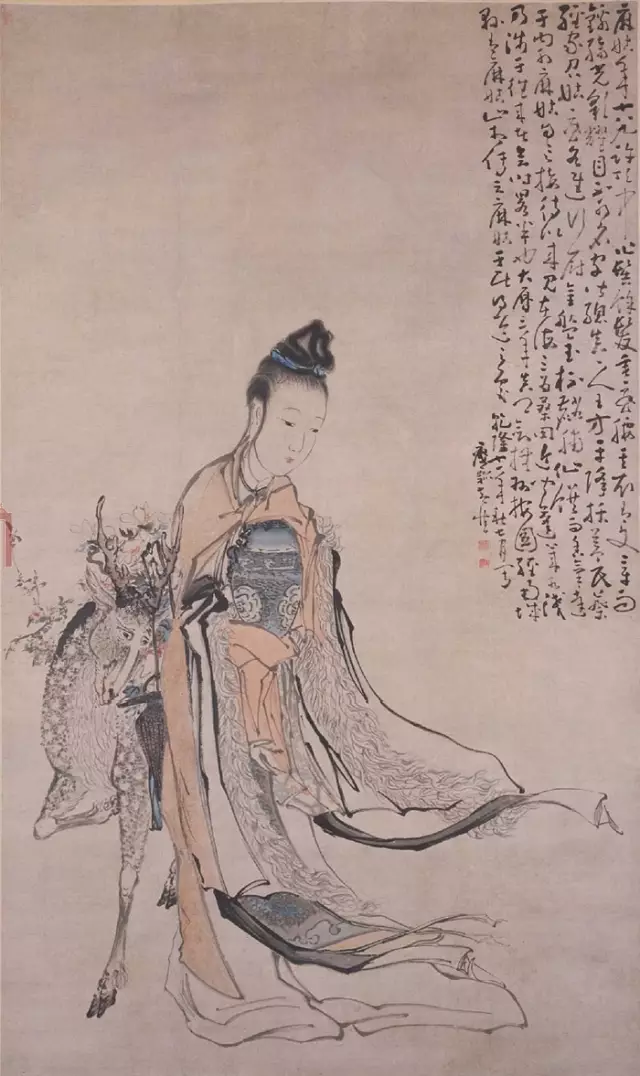 仕女图图片(清代画家笔下的仕女图)