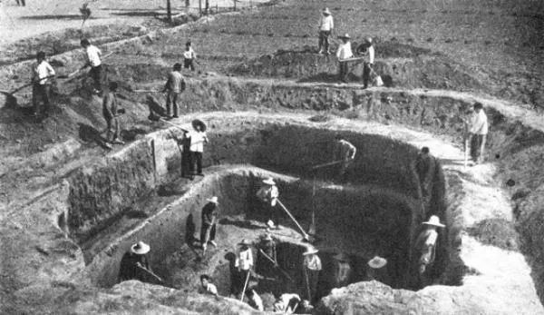 中国大学考古系地图