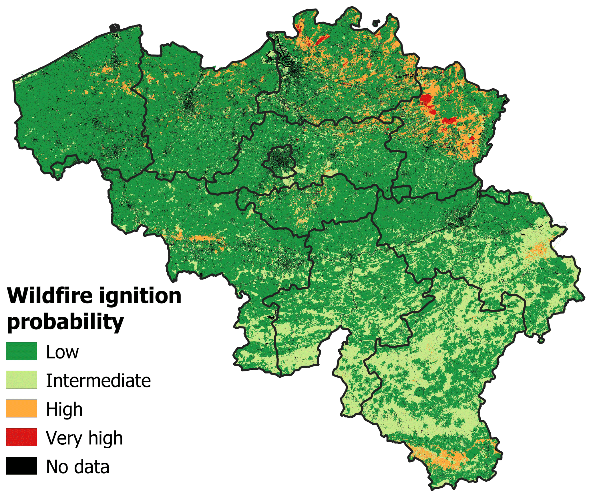 比利时高清地图图片