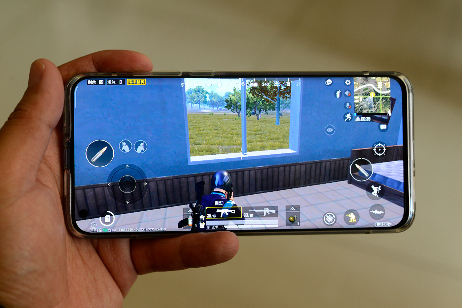 小米10玩《和平精英》帧率分析，60帧可以确保你可见的优势
